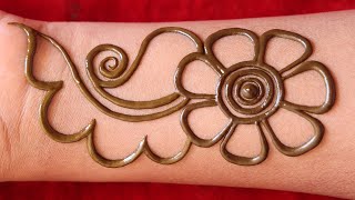 glamorize arabic mehndi design for wedding functions  simple henna  new arebic mehendi mehandi [upl. by Dusen]