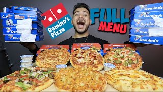 I ORDERED EVERY DOMINO’s PIZZA  WHICH DOMINO’s PIZZA IS THE BEST  dominos [upl. by Sina]