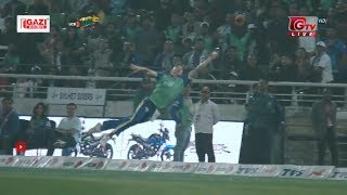 Unbelievable Catch By Jason Roy Against Chittagong Vikings  40th Match  Edition 6  BPL 2019 [upl. by Sremmus555]