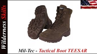 Mil Tec Tactical Boots Review English Version [upl. by Baxie]