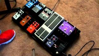 Pedalboard Demo Griff Hamlin 112012 [upl. by Hare684]