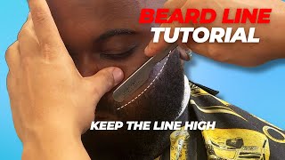 Beard Lineup Tips Get the Sharp Line Without Pushing Down the Beard [upl. by Linnet]