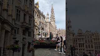 Grand Place de Bruxelles belgium youtubeshorts youtube video ytshorts viralvideo vlog blog [upl. by Ennayllek]