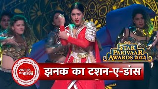 Jhanak aka Hiba Nawabs Unique Dance Performance At Star Parivaar Awards 2024  SBB [upl. by Kenton422]