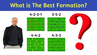 What is the Best Formation in Football 4231 vs 433 vs 352 vs 442 [upl. by Padget]