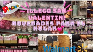 Colección de SAN VALENTIN💘 en PRICHOSRecorrido y Novedades en WALMART💯✨️ [upl. by Smitty]