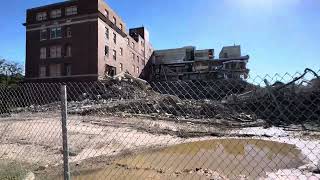 Last video of the Akron St Thomas Hospital demolition just saying good bye￼ [upl. by Korman]