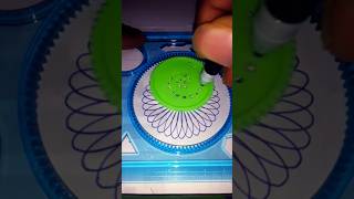 I tried same spirograph pattern in deference colours Blue 337 shorts ytshorts spirograph asmr [upl. by Meerek]