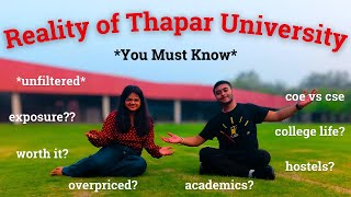 Is Thapar University Worth It Second Year Students Honest Review  ft inicc8335 [upl. by Tracie]