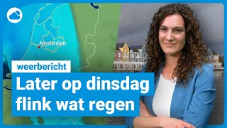 Weerbericht dinsdag weer flink wat regen [upl. by Rosalynd]