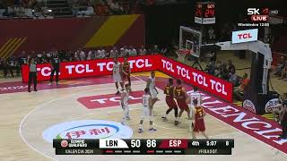 Darío Brizuela  12 PTS 4 AST  Spain vs Lebanon  Olympic Qualifying Tournament Highlights [upl. by Raeann]