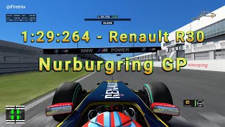 129264  Renault R30  Nürburgring GP [upl. by Tiloine594]