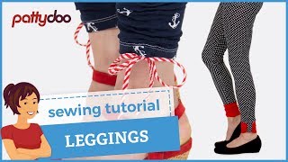 How to sew Leggings for Women  A Step by Step Sewing Tutorial [upl. by Aikemet51]