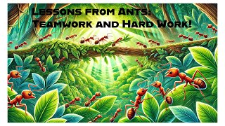 quotLessons from Ants Teamwork and Hard Workquotin Hindi explained [upl. by Yessak]