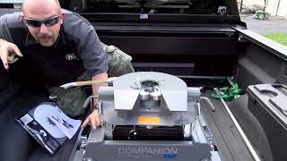 BampW Companion 5th Wheel Hitch Installation and testing Vs Andersen W in Bed Gm Puck System [upl. by Enila]