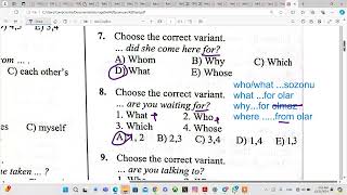 interrogative pronouns test izahi [upl. by Laeira417]