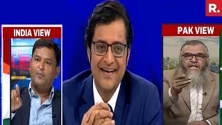 Major Gaurav Arya Vs Pakistans Col Shafqat Saeed  The Debate With Arnab Goswami [upl. by Leake]