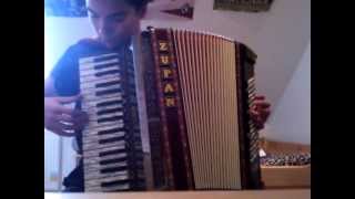 quotDivenirequot Ludovico Einaudi Accordion Cover [upl. by Ilrebmik873]