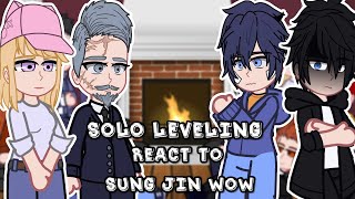 Solo Leveling React to Sung JinWoo  Part 1  GC [upl. by Nospmas]