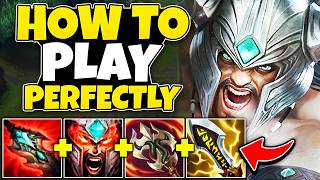 HOW TO PLAY TRYNDAMERE PERFECTLY IN SEASON 14 FT THE RANK 1 TRYNDAMERE [upl. by Ahsennek]