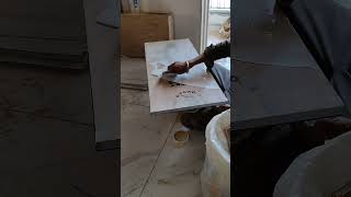 Applying Adhesive to stick laminate on ply interiordesign furniture viral [upl. by Ecinaj]