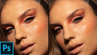 1 Minute Photoshop  Skin Smoothing Effect [upl. by Aserret171]