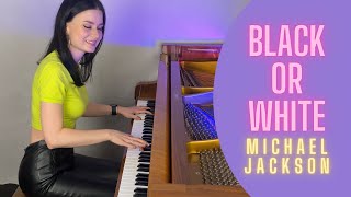 Michael Jackson  Black Or White piano cover [upl. by Anuahsal]