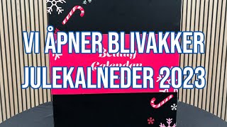 BliVakker julekalender 2023  Vi åpner årets kalender for å sjekke innholder [upl. by Ddet]