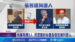 蔡壁如捲京華城案 廉署問訊4小時後送北檢 檢廉再傳3人 民眾黨前秘書長張哲揚列證人 蔡壁如現身北檢 列京華城案證人遭傳喚│記者 徐湘芸 何孟哲│台灣要聞20241106│三立iNEWS [upl. by Lamori623]