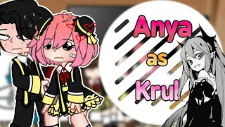 🌸Spy x Family react to Anya as Krul Tepes  Ship🌸 💲DamiAnya💲 original [upl. by Durwin]