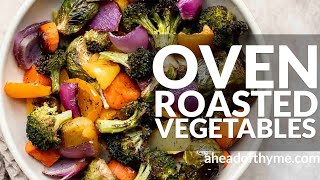 Oven Roasted Vegetables [upl. by Odnala]