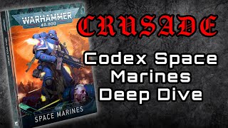 Codex Space Marines Crusade Rules Deep Dive  40K Crusade 10th Edition [upl. by Dulcea143]