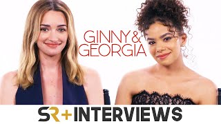 Brianne Howey amp Antonia Gentry Interview Ginny amp Georgia Season 2 [upl. by Aicissej]