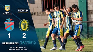 CopaSurFinanzas 2023  Fecha 14  resumen de Arsenal  Rosario Central [upl. by Allisan]