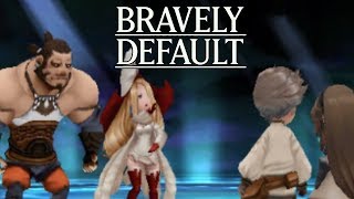 Lets Play Bravely Default Part 4 Boss Battle 1  Gameplay Walkthrough [upl. by Gaal]