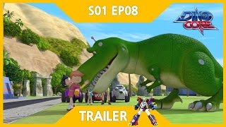 DinoCore Trailer Rex falls in love with the Tyranno robot  Korean Animation  Season 1 Episode 8 [upl. by Asilef]