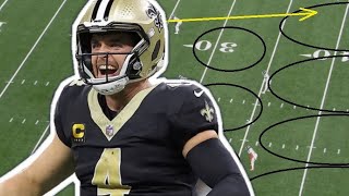 Film Study How Derek Carr played in his first game for the New Orleans Saints Vs Tennessee Titans [upl. by Atir486]