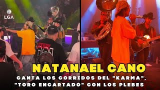 NATANAEL CANO CANTA VARIOS DE LOS ÉXITOS DE ARIEL JUNTO A LOS PLEBES DEL RANCHO EN GUADALAJARA [upl. by Yesnel754]