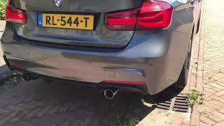 BMW 320i 2018 B48 Exhaust revving CracklesPops and Bangs [upl. by Cir]