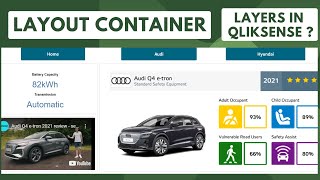 Qlik sense Layout Container Simple Demo qliksense qlikcloud qliksaas [upl. by Yc]