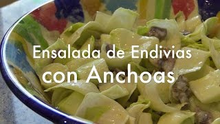 Ensalada de Endivias con Anchoas  Recetas Ligeras ✅ [upl. by Eeb465]