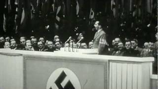 1943 Goebbels fordert den quotTotalen Kriegquot [upl. by Suirauqram706]