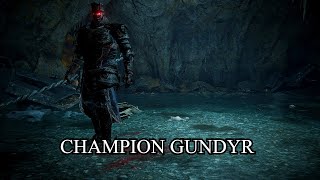 Champion Gundyr Boss Fight  Golden Age Mod [upl. by Lilah]