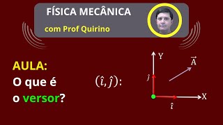 Aula 08  O que é Versor  Vetor unitário  Vetor de base  Exercícios sobre vetor unitário [upl. by Brucie]