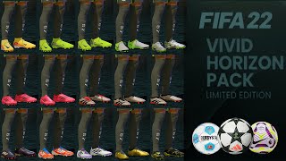 FIFA 22 BOOTPACK GLOVEPACK AND BALLPACK V7 [upl. by Yltnerb]