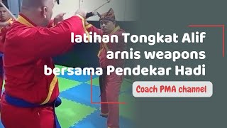 latihan Tongkat Alif arnis weapons [upl. by Jacobah714]