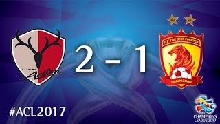 Kashima Antlers vs Guangzhou Evergrande AFC Champions League 2017  Round of 16  2nd Leg [upl. by Ervine807]