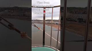 View from Llandudno pier big wheel View Llandudno pier [upl. by Ettenad]