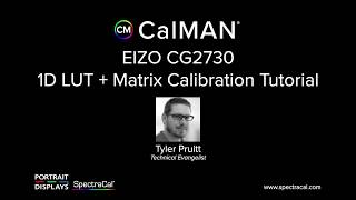 EIZO CG2730 BT709 SDR Calibration Tutorial with CalMAN AutoCal [upl. by Christie546]