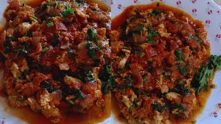 ANOTHER SIMPLE WAY TO PREPARE YOUR TOMATOES EGGS 🥚😋food viralvideo cooking [upl. by Irehj]